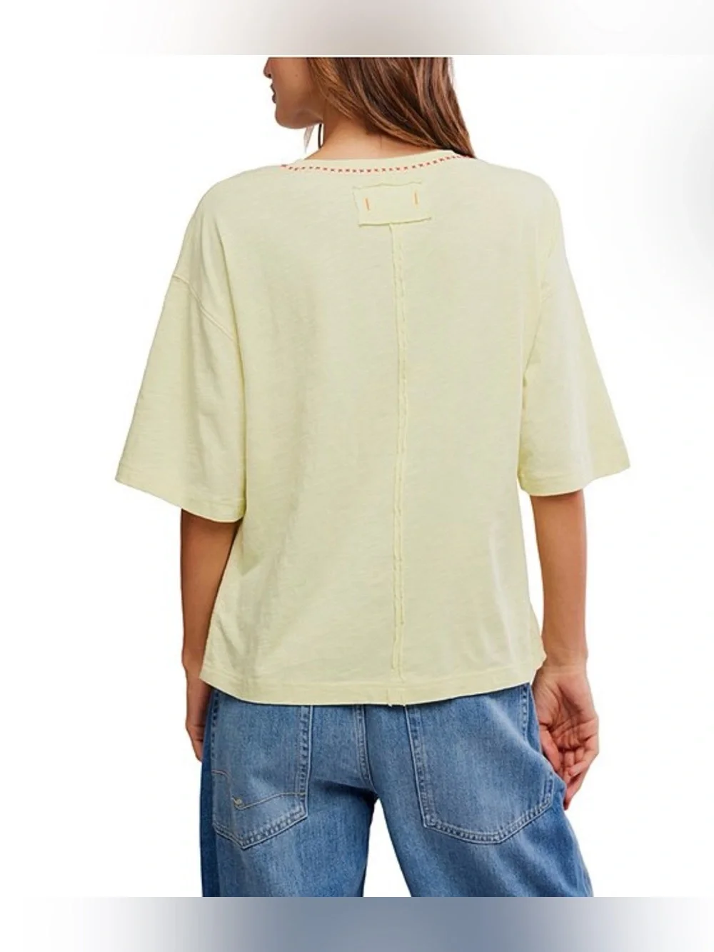 New We The Free By Free People In Spring Tomato Can Graphic Short Sleeve Tee